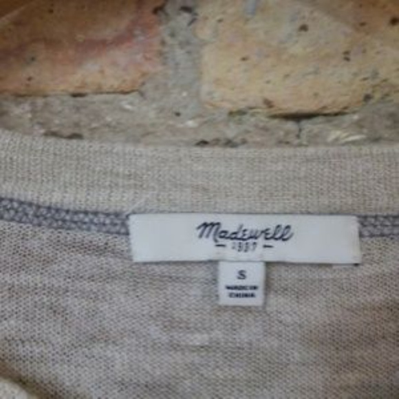 Madewell Gray Outfield Pullover in Colorblock - Picture 5 of 7